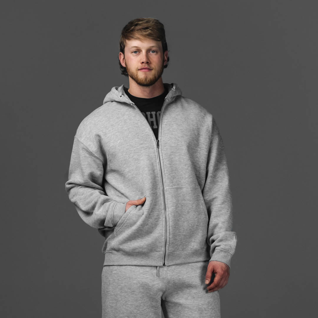 Collegiate Fleece Zip Hoodie