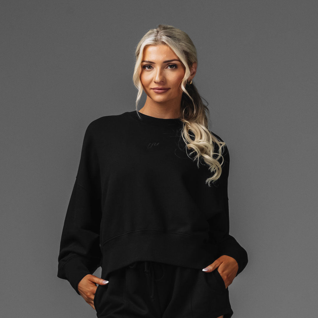 Classic Cropped Crew Sweatshirt