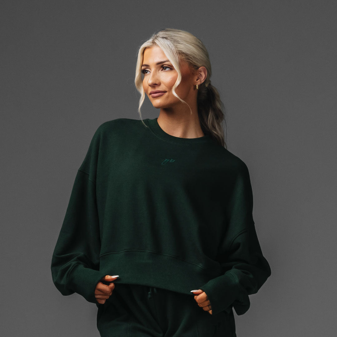 Classic Cropped Crew Sweatshirt