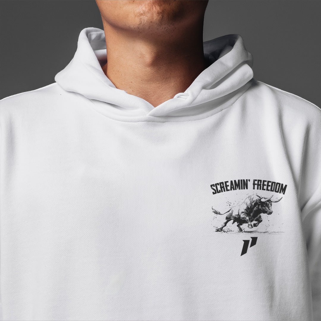 Screamin' Freedom Bull Hoodie