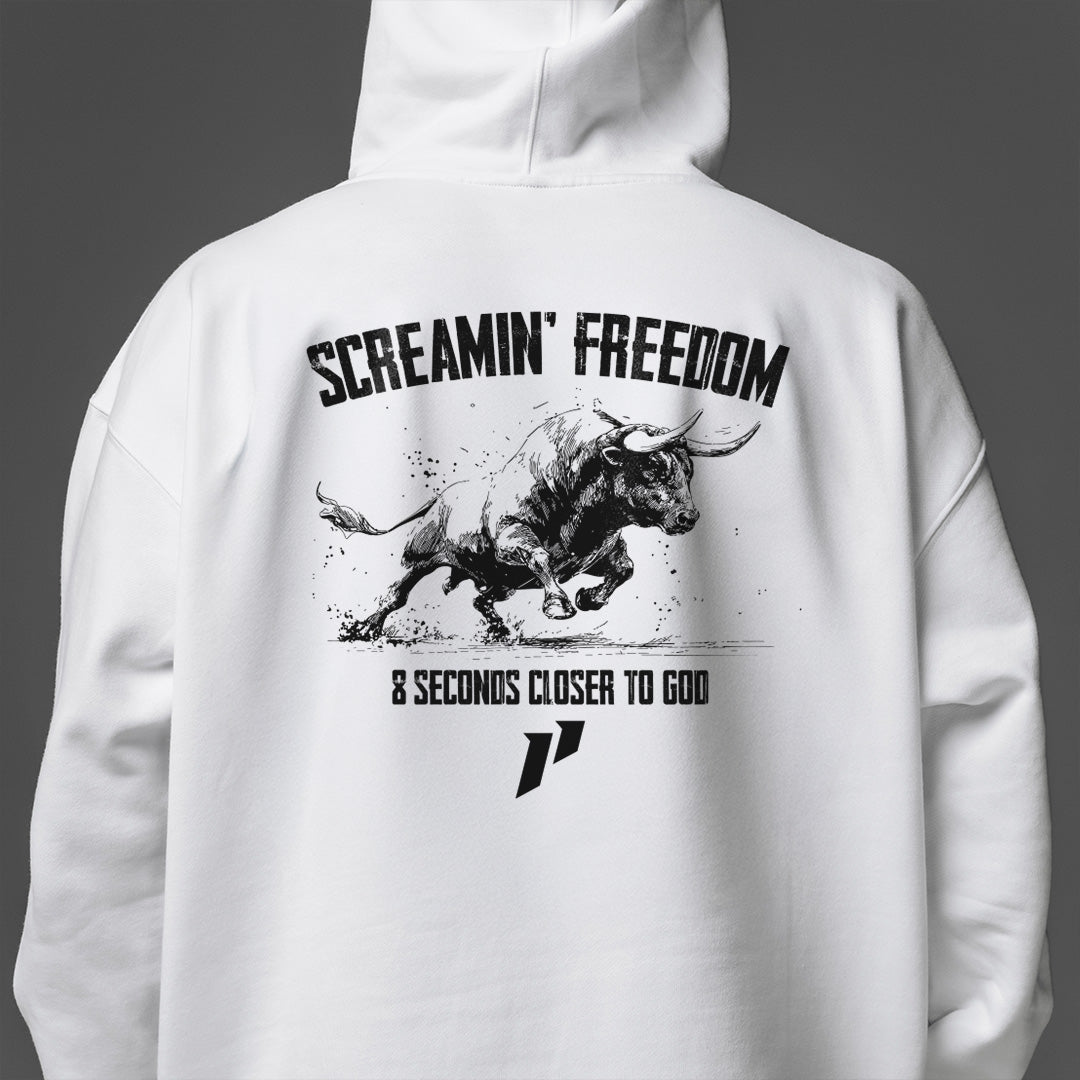 Screamin' Freedom Bull Hoodie